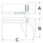 Ball valve fits ball valve size 50mm to 200mm RED