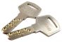 Nylon body Safety Padlock - 38mm clearance Steel Shackle
