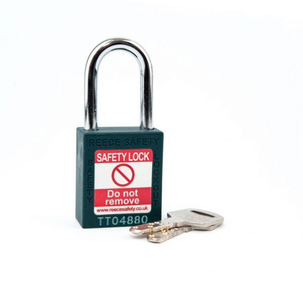  TEAL Steel Shackle safety padlock keyed differently