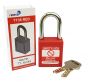Nylon body Safety Padlock - 38mm clearance Steel Shackle