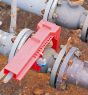 Ball valve fits ball valve size 50mm to 200mm RED